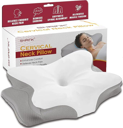 Cervical Pillow for Neck Pain Relief and Shoulder - Contour Memory Foam Pillows - Orthopedic Bed Pillow - Ergonomic Neck Support for Side Back Stomach Sleepers