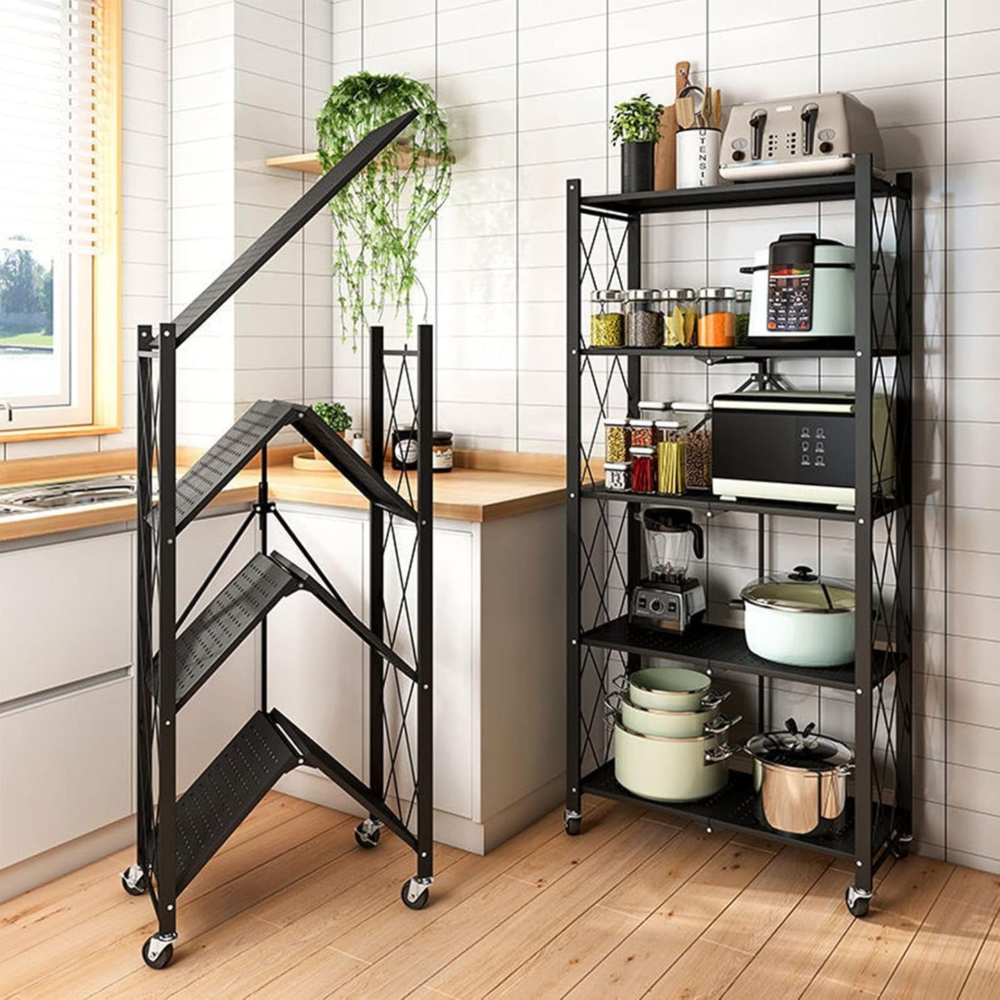 5 Layer Foldable Heavy Duty Storage Rack