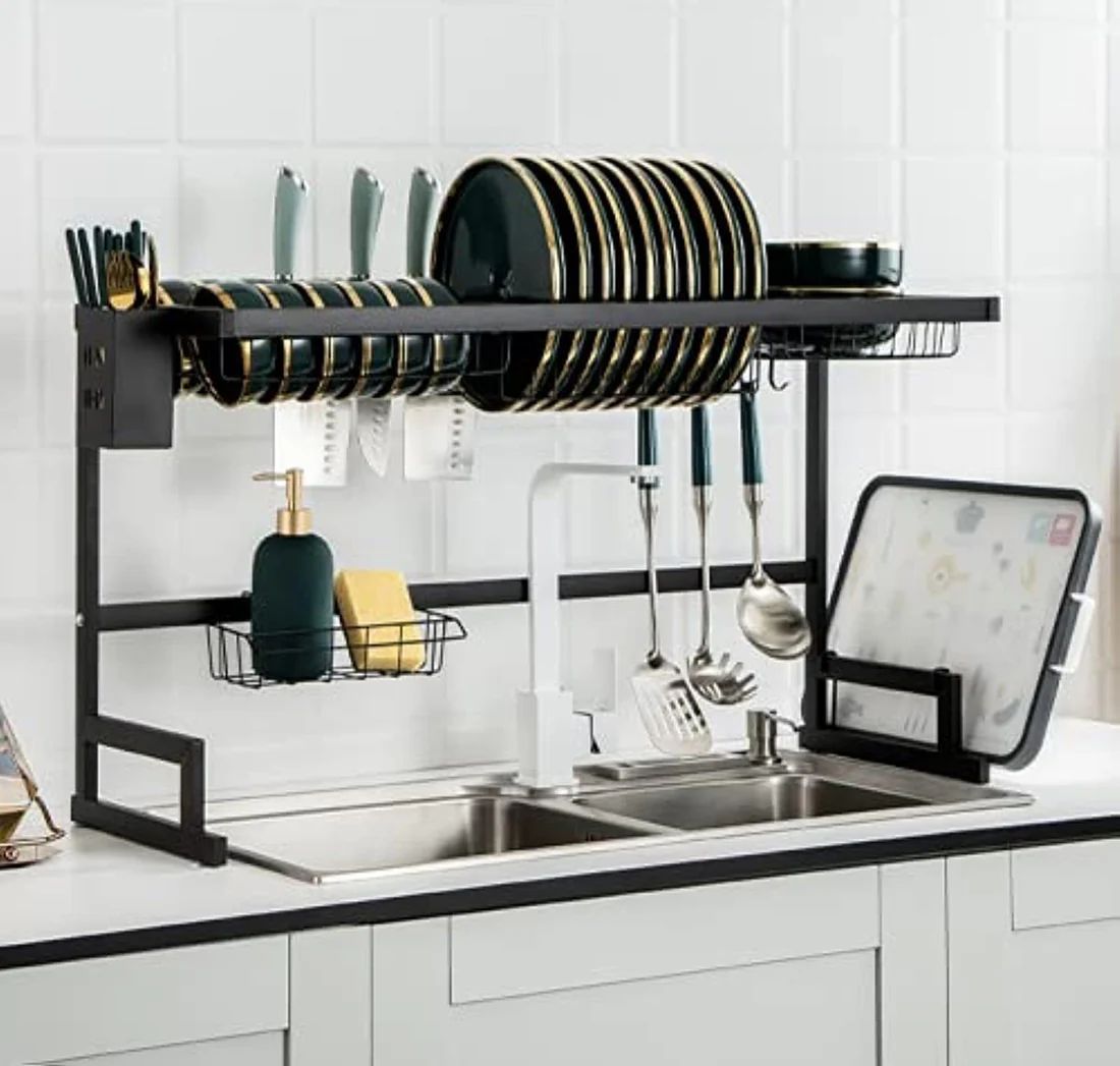 Kitchen Dish Organizer Rack